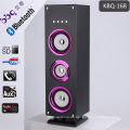 High quality wooden tower speaker box portable usb mp3 player speakers